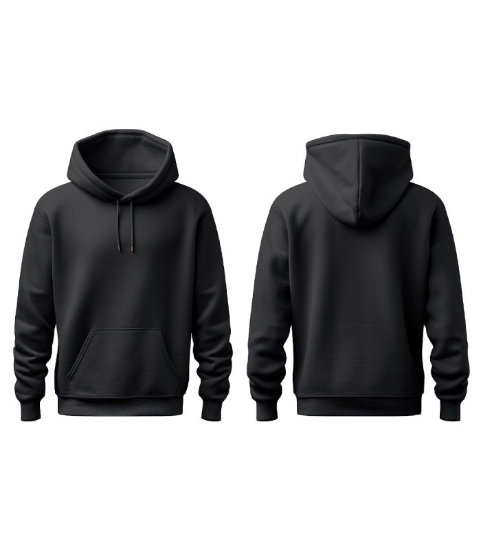 Dash Ventures Essential Black Hoodie