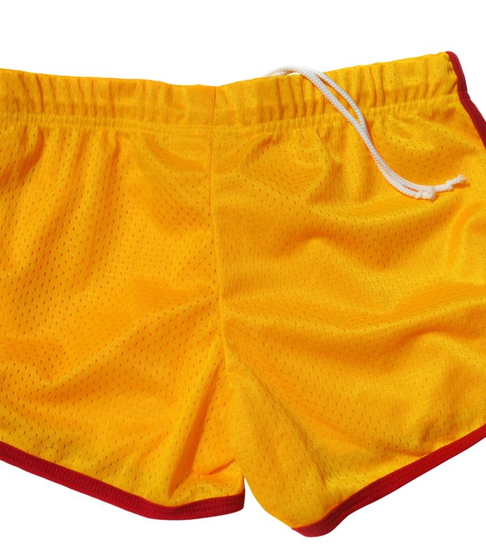 Dash Ventures Retro Yellow Athletic Shorts